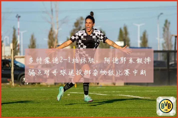多特蒙德2-1柏林联，阿德耶米假摔骗点对手球迷投掷杂物致比赛中断